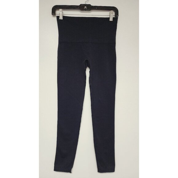 SPANX Look at Me Now Seamless Leggings no see through tummy control Black XL - Picture 2 of 6